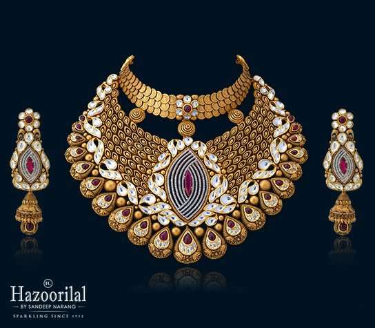 designer gold necklace 